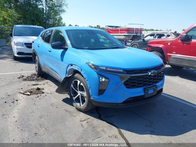 12674382 :رقم المزاد ، KL77LGE28RC085087 vin ، 2024 Chevrolet Trax مزاد بيع