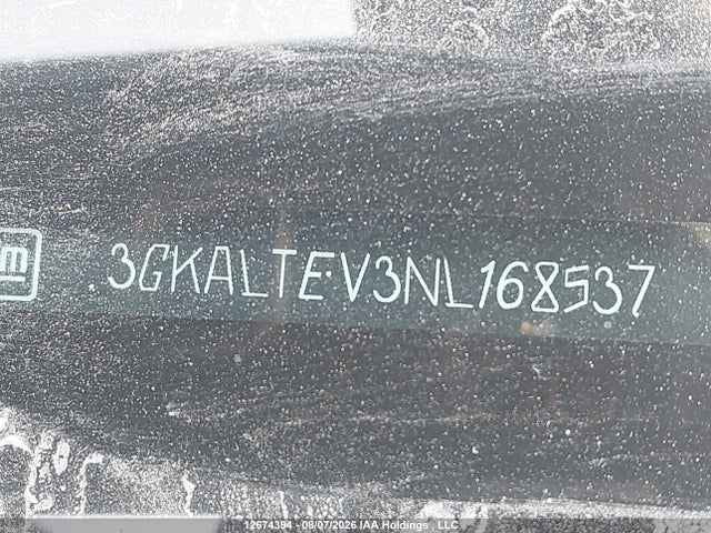 12674394 :رقم المزاد ، 3GKALTEV3NL168537 vin ، 2022 Gmc Terrain Sle مزاد بيع