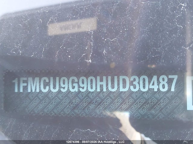 12674396 :رقم المزاد ، 1FMCU9G90HUD30487 vin ، 2017 Ford Escape Se مزاد بيع