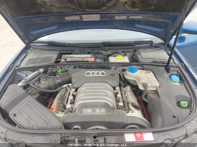 2004 Audi A4 3.0 Quattro მანქანა იყიდება აუქციონზე, vin: WAULT68E64A144298, აუქციონის ნომერი: 12674401