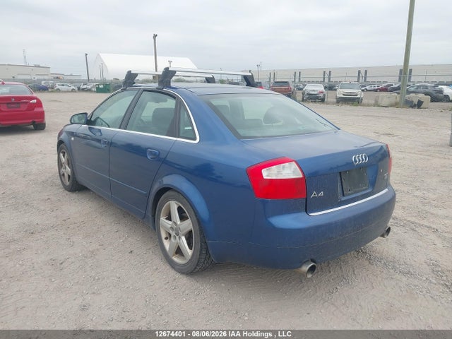 2004 Audi A4 3.0 Quattro მანქანა იყიდება აუქციონზე, vin: WAULT68E64A144298, აუქციონის ნომერი: 12674401