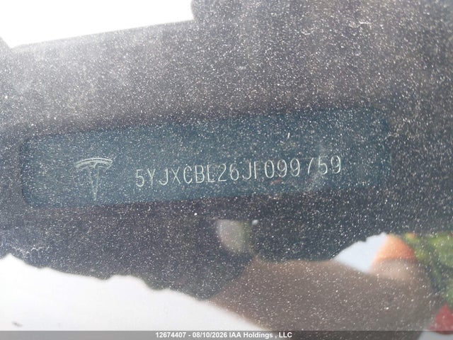Продаж на аукціоні авто 2018 Tesla Model X, vin: 5YJXCBE26JF099759, номер лоту: 12674407