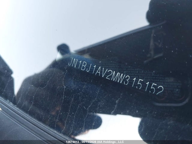 Aukcja sprzedaży 2021 Nissan Qashqai  S 4dr2wd, vin: JN1BJ1AV2MW315152, numer aukcji: 12674413