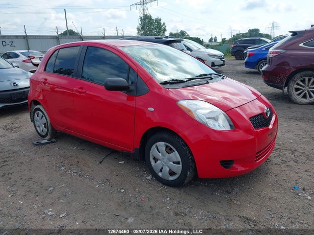 12674460 :رقم المزاد ، JTDKT923275117880 vin ، 2007 Toyota Yaris مزاد بيع