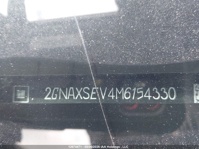 12674471 :رقم المزاد ، 2GNAXSEV4M6154330 vin ، 2021 Chevrolet Equinox Ls مزاد بيع