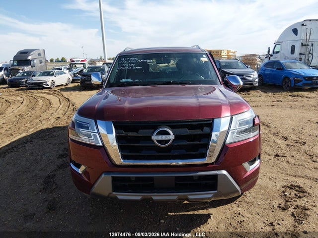12674476 :رقم المزاد ، JN8AY2DB2M9794591 vin ، 2021 Nissan Armada Platinum مزاد بيع