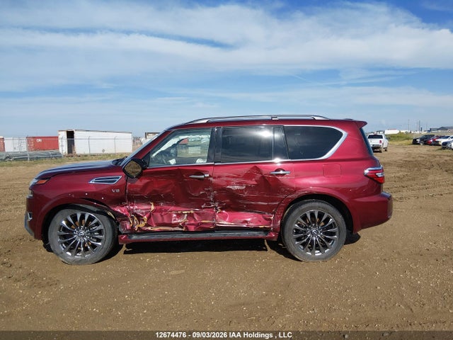 12674476 :رقم المزاد ، JN8AY2DB2M9794591 vin ، 2021 Nissan Armada Platinum مزاد بيع