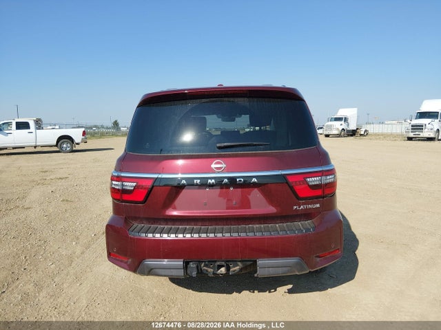 12674476 :رقم المزاد ، JN8AY2DB2M9794591 vin ، 2021 Nissan Armada Platinum مزاد بيع
