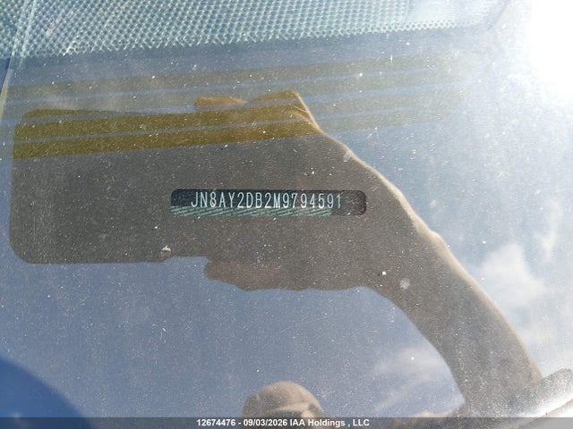 12674476 :رقم المزاد ، JN8AY2DB2M9794591 vin ، 2021 Nissan Armada Platinum مزاد بيع
