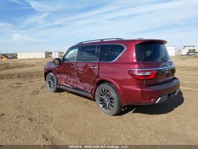 12674476 :رقم المزاد ، JN8AY2DB2M9794591 vin ، 2021 Nissan Armada Platinum مزاد بيع