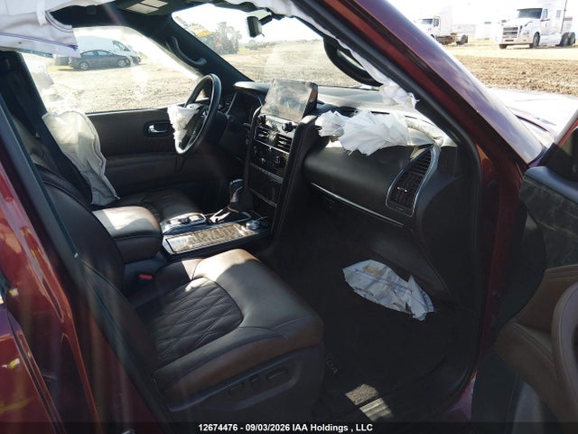 12674476 :رقم المزاد ، JN8AY2DB2M9794591 vin ، 2021 Nissan Armada Platinum مزاد بيع