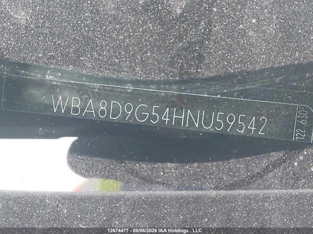 WBA8D9G54HNU59542 BMW 330 XI