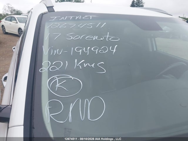 Продажа на аукционе авто 2017 Kia Sorento 2.0l Ex/2.0l Lx Turbo, vin: 5XYPHDA13HG194924, номер лота: 12674511