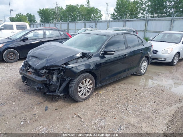 12674528 :رقم المزاد ، 3VWDK7AJ8EM390620 vin ، 2014 Volkswagen Jetta 2.0l Comfortline مزاد بيع