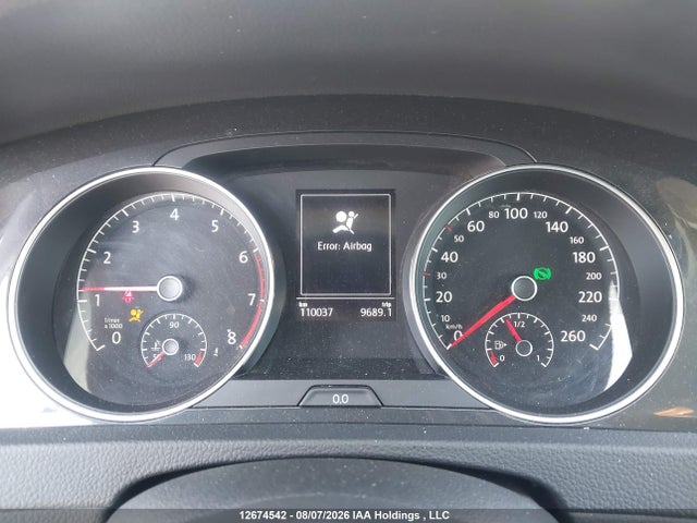 12674542 :رقم المزاد ، 3VWG57AU6KM013987 vin ، 2019 Volkswagen Golf 1.4 Tsi Comfortline/1.4 Tsi Execline/1.4 Tsi Highline مزاد بيع