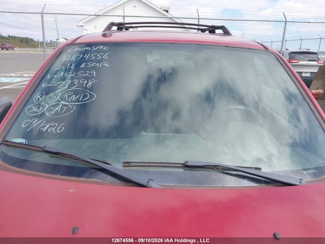 Продаж на аукціоні авто 2012 Ford Escape Xlt, vin: 1FMCU9DG3CKA52529, номер лоту: 12674556