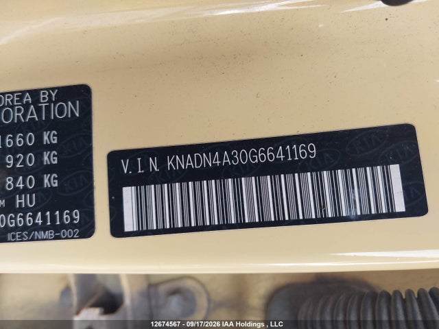 KIA Rio 2016 KNADN4A30G6641169 Image 9