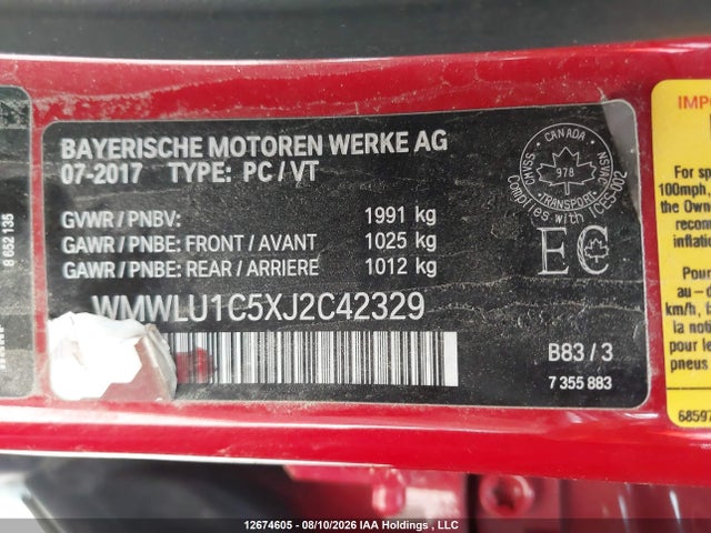 Mini Cooper Clubman All4 2018 WMWLU1C5XJ2C42329 Image 9