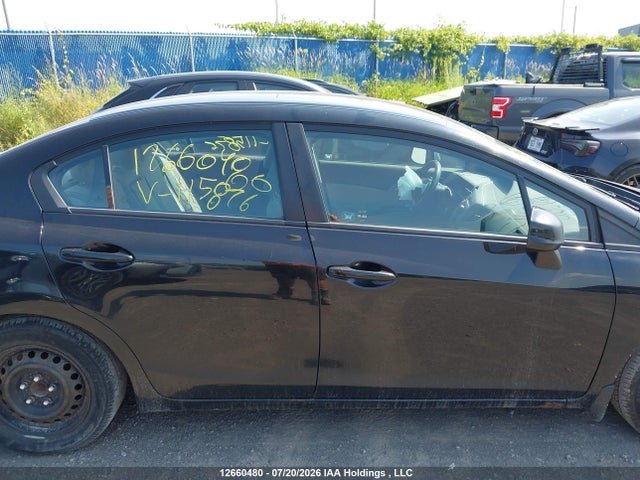2012 Honda Civic Lx მანქანა იყიდება აუქციონზე, vin: 2HGFB2F48CH115876, აუქციონის ნომერი: 12660480