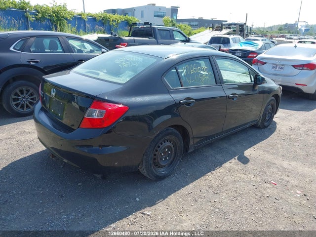 2012 Honda Civic Lx მანქანა იყიდება აუქციონზე, vin: 2HGFB2F48CH115876, აუქციონის ნომერი: 12660480