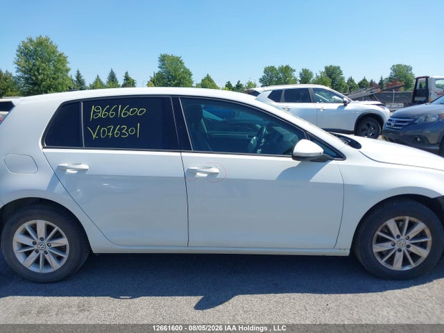 Aukcja sprzedaży 2015 Volkswagen Golf 1.8 Tsi Comfortline/1.8 Tsi Highline/1.8 Tsi Trendline, vin: 3VW217AU3FM076301, numer aukcji: 12661600