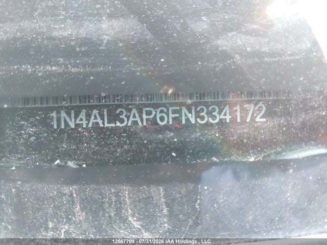 Продажа на аукционе авто 2015 Nissan Altima 2.5/2.5 S/2.5 Sl/2.5 Sv, vin: 1N4AL3AP6FN334172, номер лота: 12667700