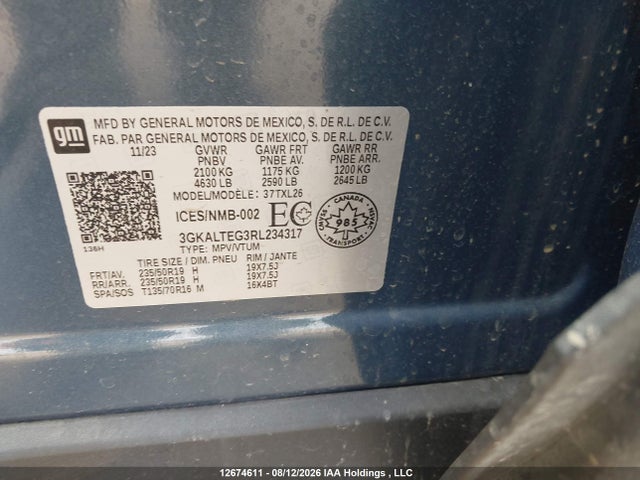 GMC Terrain Sle 2024 3GKALTEG3RL234317 Image 18