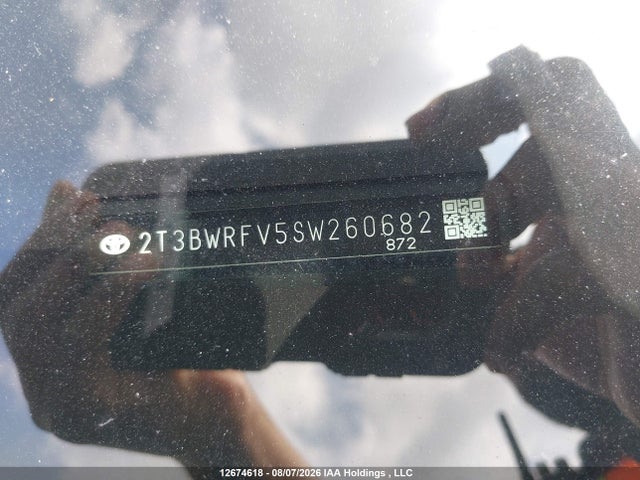 Продаж на аукціоні авто 2025 Toyota Rav4, vin: 2T3BWRFV5SW260682, номер лоту: 12674618
