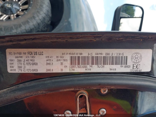 Продажа на аукционе авто 2016 Ram 1500 Slt, vin: 1C6RR7LT8GS102681, номер лота: 12674635