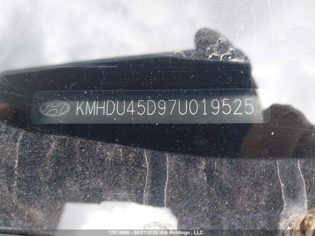 Продаж на аукціоні авто 2007 Hyundai Elantra Gl/gls, vin: KMHDU45D97U019525, номер лоту: 12674666