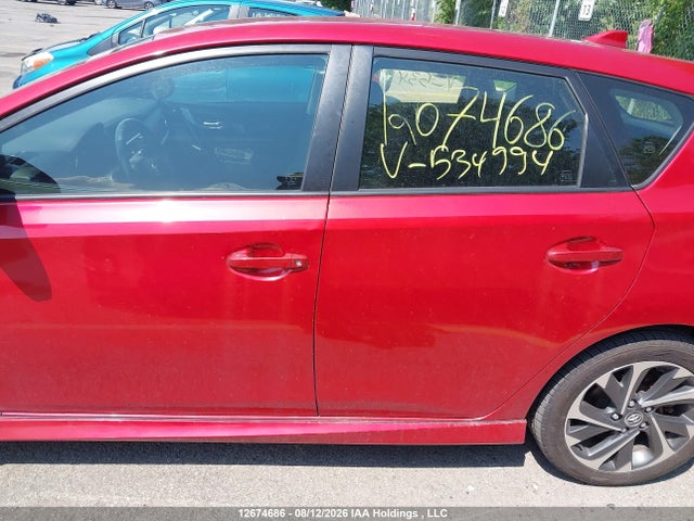 Aukcja sprzedaży 2017 Toyota Corolla Im, vin: JTNKARJE2HJ534994, numer aukcji: 12674686