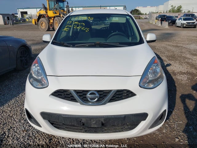 2017 Nissan Micra S/sr/sv მანქანა იყიდება აუქციონზე, vin: 3N1CK3CP4HL261215, აუქციონის ნომერი: 12674690