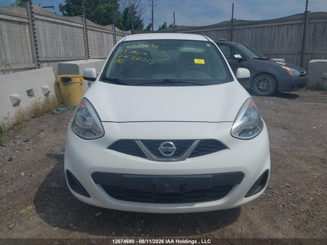 2017 Nissan Micra S/sr/sv მანქანა იყიდება აუქციონზე, vin: 3N1CK3CP4HL261215, აუქციონის ნომერი: 12674690