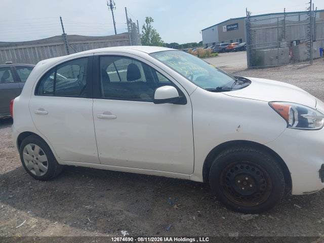 2017 Nissan Micra S/sr/sv მანქანა იყიდება აუქციონზე, vin: 3N1CK3CP4HL261215, აუქციონის ნომერი: 12674690