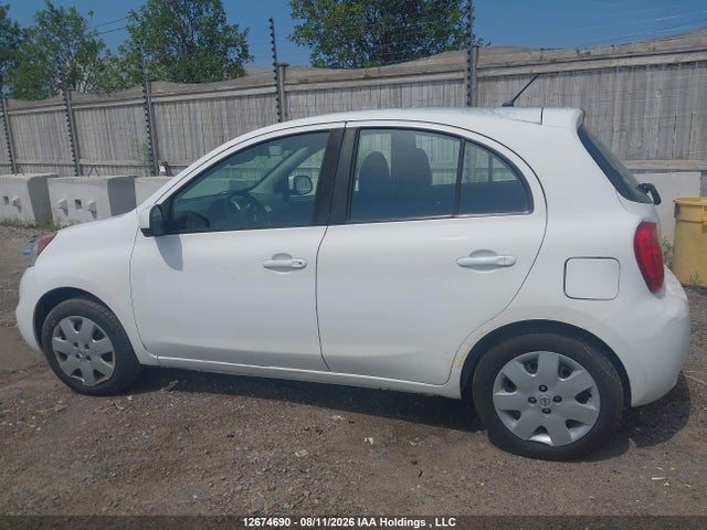 2017 Nissan Micra S/sr/sv მანქანა იყიდება აუქციონზე, vin: 3N1CK3CP4HL261215, აუქციონის ნომერი: 12674690