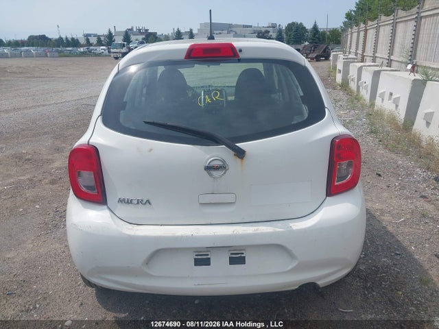 2017 Nissan Micra S/sr/sv მანქანა იყიდება აუქციონზე, vin: 3N1CK3CP4HL261215, აუქციონის ნომერი: 12674690
