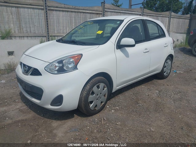 2017 Nissan Micra S/sr/sv მანქანა იყიდება აუქციონზე, vin: 3N1CK3CP4HL261215, აუქციონის ნომერი: 12674690