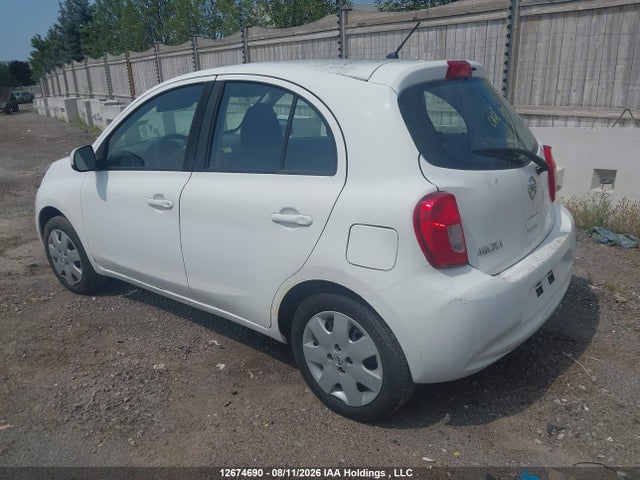 2017 Nissan Micra S/sr/sv მანქანა იყიდება აუქციონზე, vin: 3N1CK3CP4HL261215, აუქციონის ნომერი: 12674690
