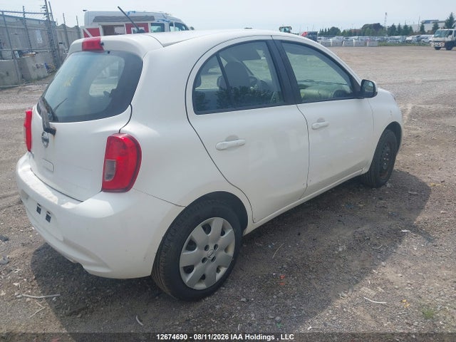2017 Nissan Micra S/sr/sv მანქანა იყიდება აუქციონზე, vin: 3N1CK3CP4HL261215, აუქციონის ნომერი: 12674690