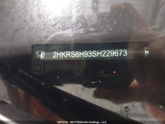 Продажа на аукционе авто 2025 Honda Cr-v Touring Hybrid, vin: 2HKRS6H93SH229673, номер лота: 12674730