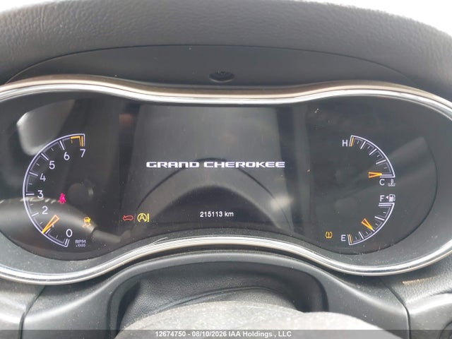 Продажа на аукционе авто 2016 Jeep Grand Cherokee Limited, vin: 1C4RJFBG6GC443389, номер лота: 12674750