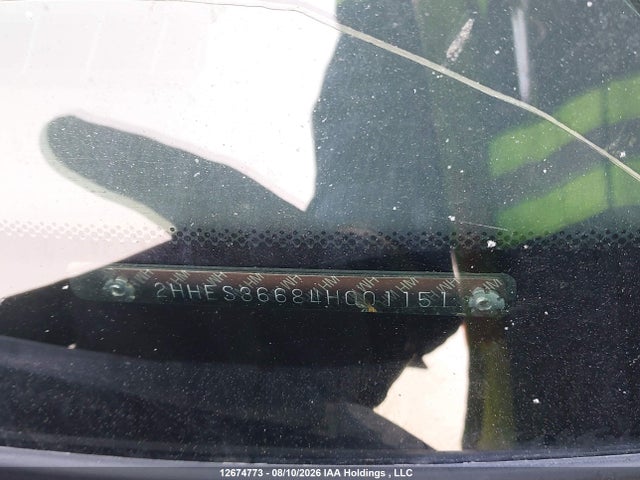 12674773 :رقم المزاد ، 2HHES36684H001151 vin ، 2004 Acura 1.7el Touring مزاد بيع