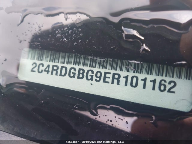 12674817 :رقم المزاد ، 2C4RDGBG9ER101162 vin ، 2014 Dodge Grand Caravan Se مزاد بيع