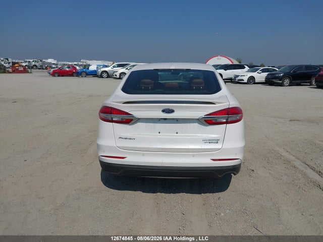 Auction sale of the 2019 Ford Fusion Hybrid Titanium, vin: 3FA6P0RU6KR191234, lot number: 12674845