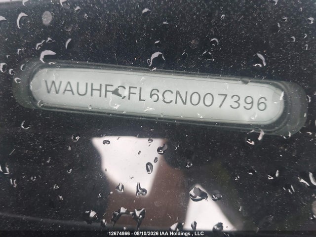 Aukcja sprzedaży 2012 Audi A4 Quattro, vin: WAUHFCFL6CN007396, numer aukcji: 12674866
