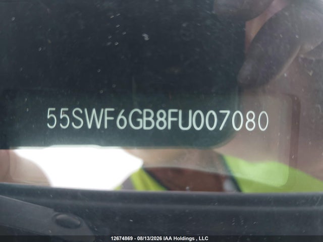 Aukcja sprzedaży 2015 Mercedes-benz C-class, vin: 55SWF6GB8FU007080, numer aukcji: 12674869