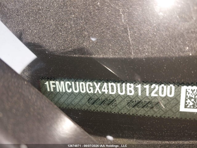 2013 Ford Escape Se მანქანა იყიდება აუქციონზე, vin: 1FMCU0GX4DUB11200, აუქციონის ნომერი: 12674871