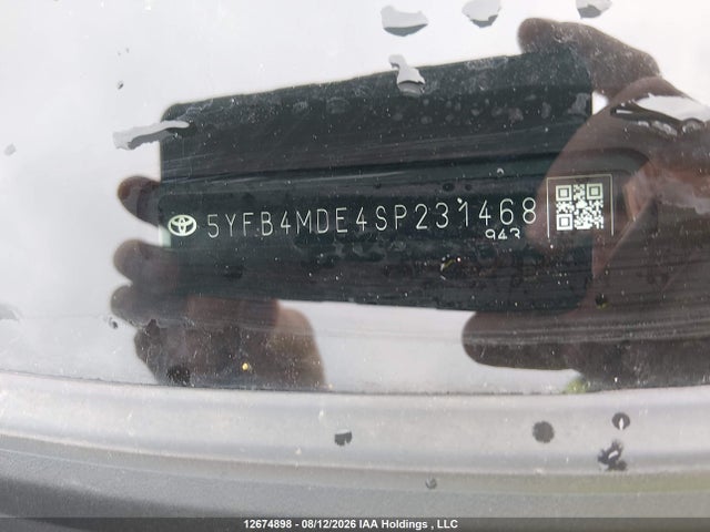 12674898 :رقم المزاد ، 5YFB4MDE4SP231468 vin ، 2025 Toyota Corolla Le مزاد بيع