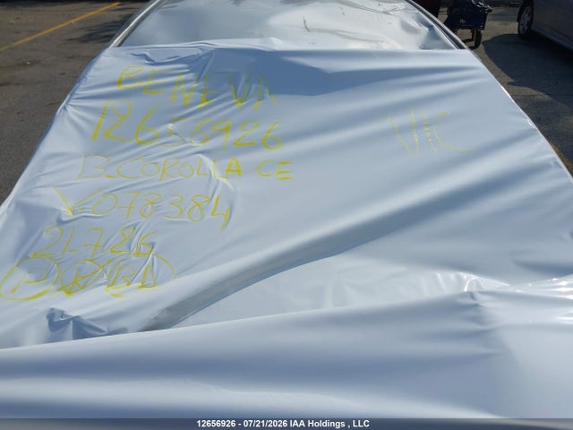 Продажа на аукционе авто 2013 Toyota Corolla Ce, vin: 2T1BU4EE8DC078384, номер лота: 12656926