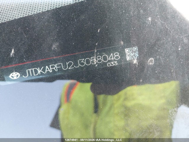 Продаж на аукціоні авто 2018 Toyota Prius Touring, vin: JTDKARFU2J3058048, номер лоту: 12674941